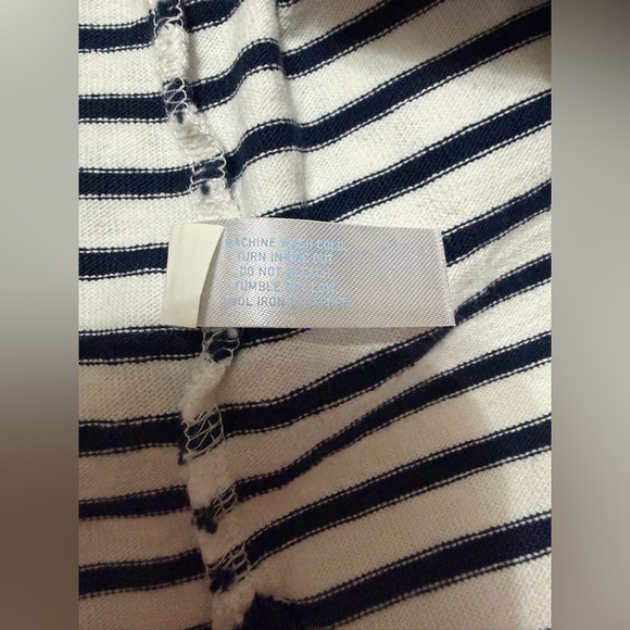 NWT Southern Tide Sz XS Demi Navy White Stripe Short Sleeve Polo Dress Cotton - Picture 9 of 11